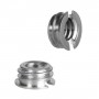Adapter, vmesnik 1/4 inč - 3/8 inč za fotografsko stojalo, krogelno glavo Adapter, vmesnik 1/4 inč - 3/8 inč za fotografsko stojalo, krogelno glavo