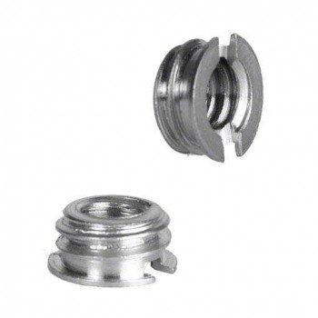 Camera Tripod Thread Adapter Convert Nut Screw Adapter 1/4 inch to 3/8 inch