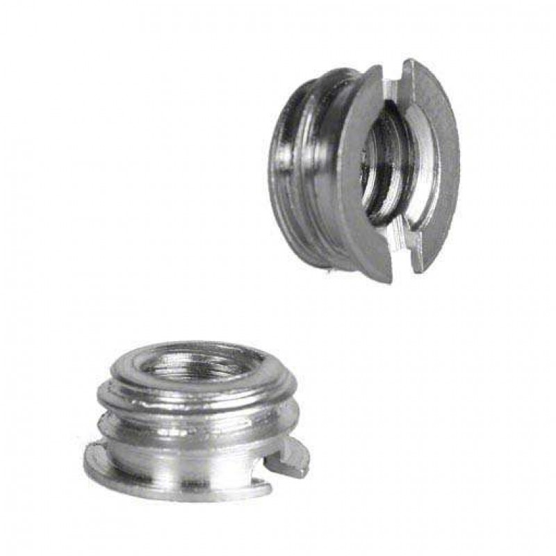 Camera Tripod Thread Adapter Convert Nut Screw Adapter 1/4 inch to 3/8 inch walimex W-12377