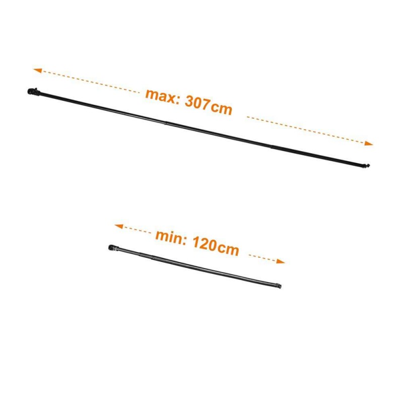 Telescopic Background Crossbar Walimex pro, 120-307cm, 15228 walimex pro W-15228