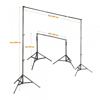 Teleskopsko stojalo Walimex pro za ozadja 120-307cm, 15227 Teleskopsko stojalo Walimex pro za ozadja 120-307cm, 15227