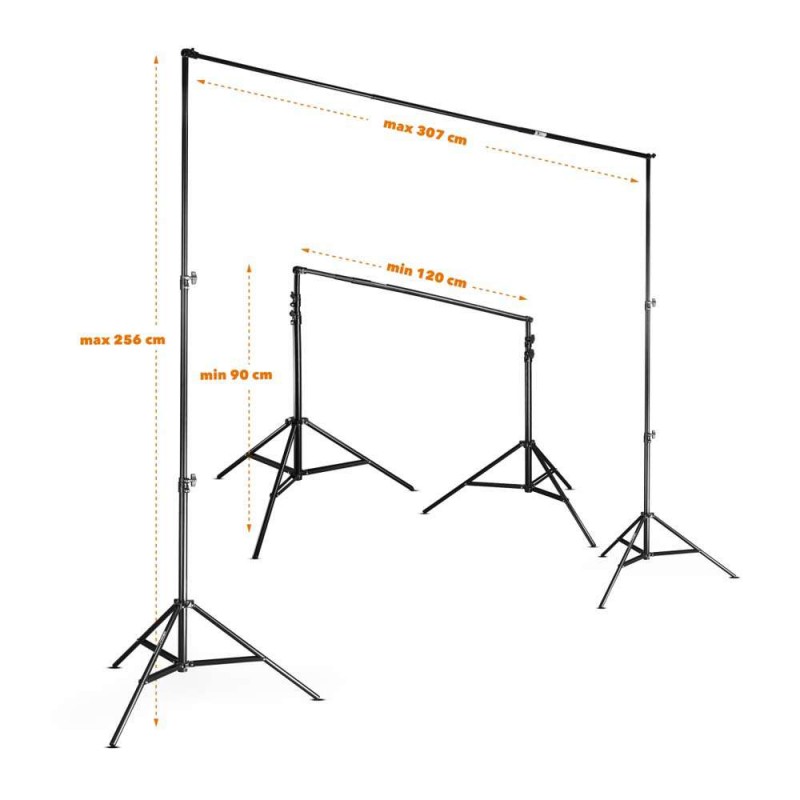 Teleskopsko stojalo Walimex pro za ozadja 120-307cm, 15227 walimex pro W-15227