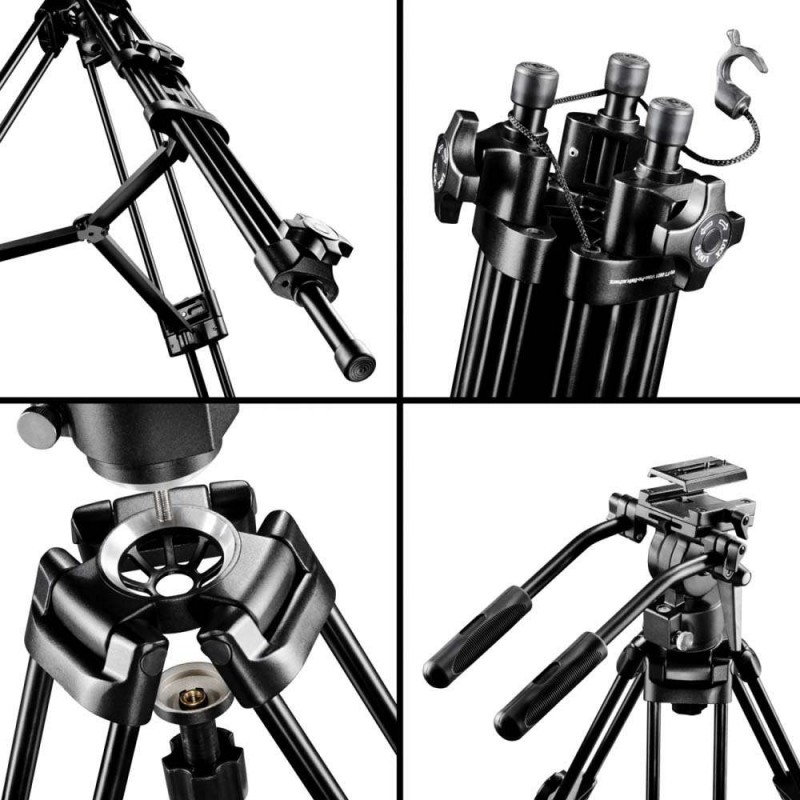 Video stojalo Walimex EI-9901 Professional Video-Tripod + WT-600 walimex pro Video stojalo Walimex EI-9901 Professional Video-Tripod + WT-600 walimex pro W-15882