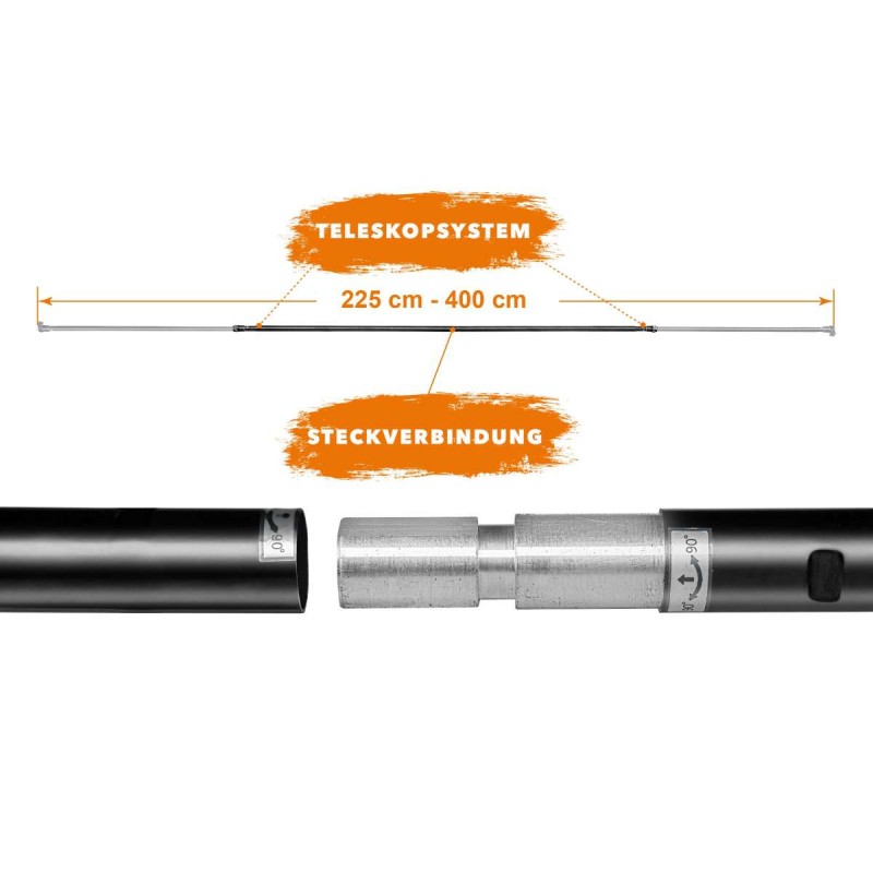 Teleskopsko stojalo Walimex pro TELE Background System, 225-400cm walimex pro Teleskopsko stojalo Walimex pro TELE Background System, 225-400cm walimex pro W-16312