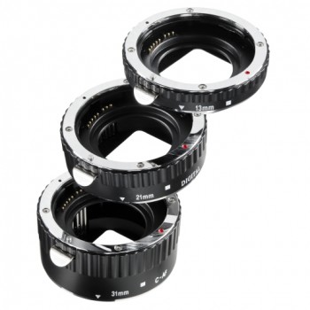 Makro obročki Walimex za Canon, set 3, s kontakti Makro obročki Walimex za Canon, set 3, s kontakti