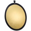 Walimex Foldable Reflector golden/silver, Ø56cm walimex W-17689