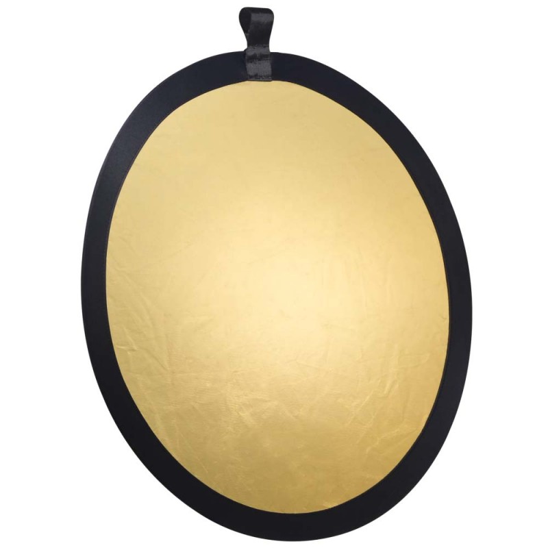 Walimex Foldable Reflector golden/silver, Ø56cm walimex W-17689