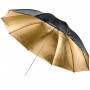 Walimex Reflex Umbrella black/golden 2 lay.,150cm