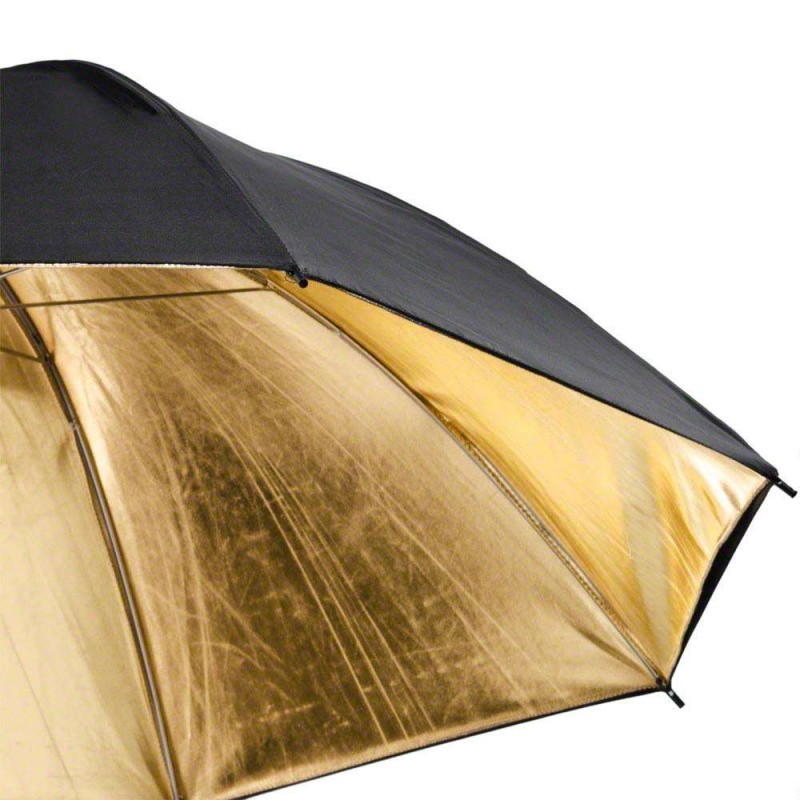Walimex Reflex Umbrella black/golden 2 lay.,150cm walimex pro W-17664