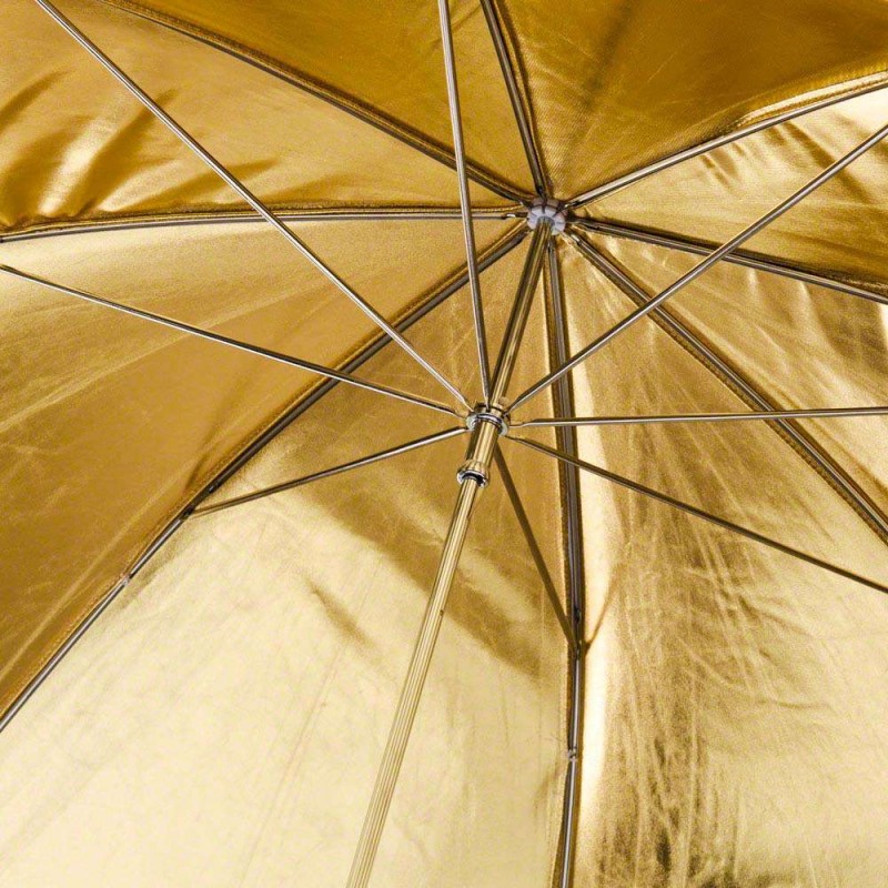 Walimex Reflex Umbrella black/golden 2 lay.,150cm walimex pro W-17664