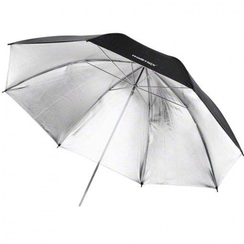 Walimex Reflex Umbrella black/silver 2 layer, 109cm walimex pro W-17666