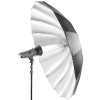 Studijski odbojni dežnik Walimex pro Reflex, črno/srebrn 180 cm (W-17191)