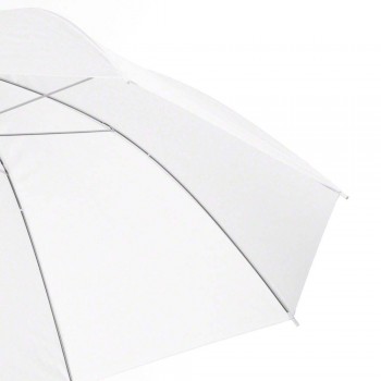 Studijski prosojni dežnik Walimex pro 109 cm, bel