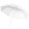 Studijski prosojni dežnik Walimex pro 109 cm, bel
