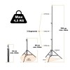 Walimex pro AIR 200 Lamp Stand, 200cm walimex pro W-18266