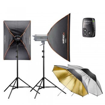 Studijski set Walimex pro VC Set Classic L 3/3 2SB2RS+ Studijski set Walimex pro VC Set Classic L 3/3 2SB2RS+