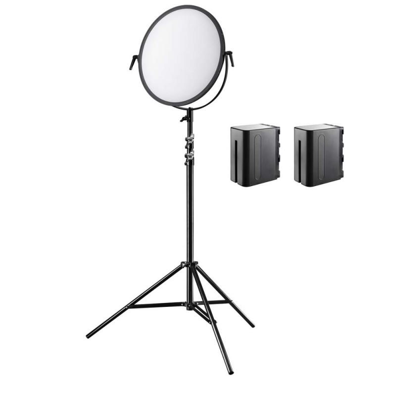 Okrogla LED luč Walimex pro Soft LED 700 Round Bi Color Set2 walimex pro W-21382