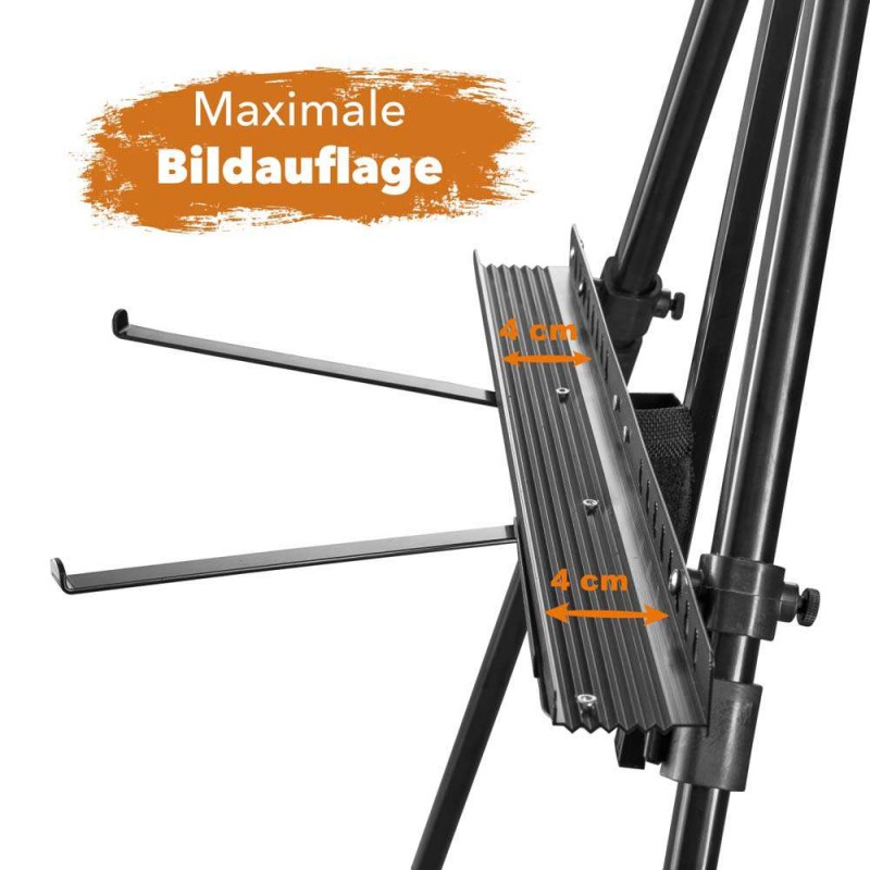 Slikarsko stojalo Walimex pro Studio XL 180cm, štafelaj, prenosno, zložljivo walimex pro W-21453