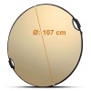 Walimex pro 5in1 Foldable Reflector Wavy comfort 107cm with Handles walimex pro W-22461