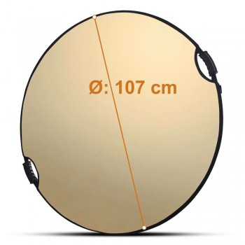Walimex pro 5in1 Foldable Reflector Wavy comfort 107cm with Handles