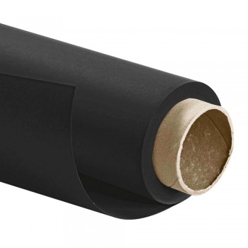 Papirnato studijsko foto ozadje walimex pro, črno, 2,72x10m, 22939