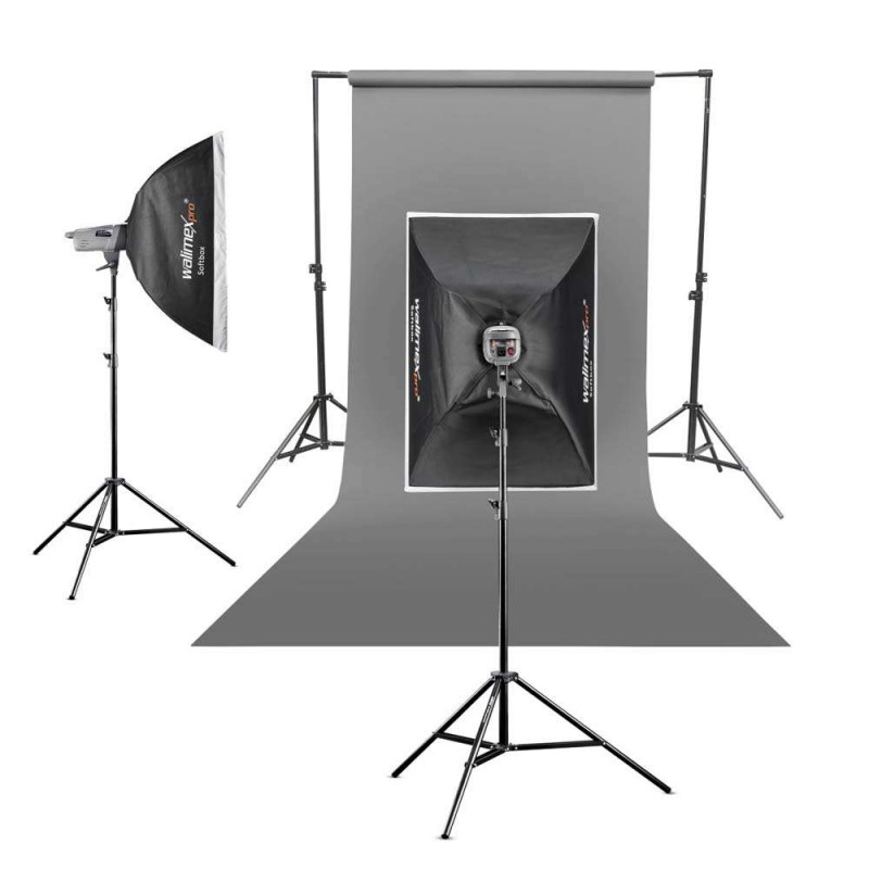 Papirnato studijsko foto ozadje walimex pro, temno sivo, 1,35x10m, 22806 walimex pro W-22806