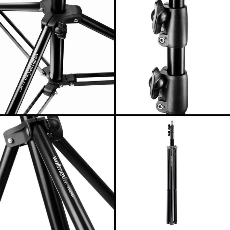 Walimex pro LED obročna luč 380 Bi Color Set s stojalom in baterijo walimex pro Walimex pro LED obročna luč 380 Bi Color Set s stojalom in baterijo walimex pro W-22474