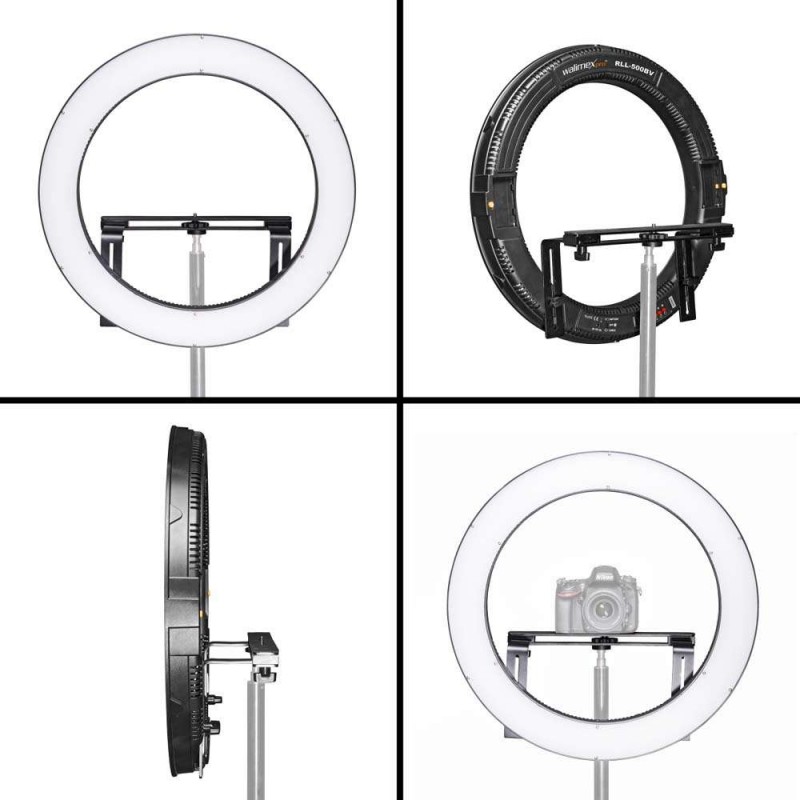 Walimex pro LED Ring Light 500 Bi Color Set inkl. Lamp stativ walimex pro W-22473