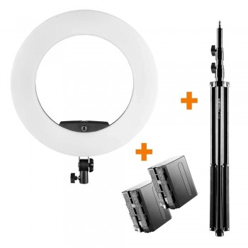 Walimex pro LED Ring Light Medow 960 Pro Set2