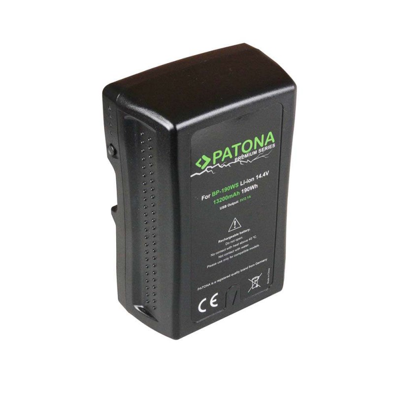 V-Mount Battery 190Wh / 14,4V / 13200mAh Patona W-23040