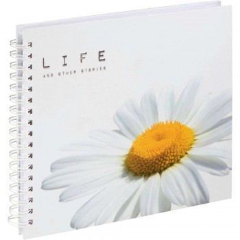 Foto album za slike Hama Stories, spiralni, bel, 28x24 cm, 50 belih strani, 3824 Foto album za slike Hama Stories, spiralni, bel, 28x24 cm, 50 belih strani, 3824