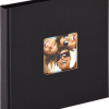 Photo Album Walther Fun, black, 18x18cm, 30 black pages, bookbound, FA199B Walther D-187742