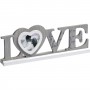 Foto okvir Walther LOVE, 8x7,7cm, lesen, siv, srce, YF199D