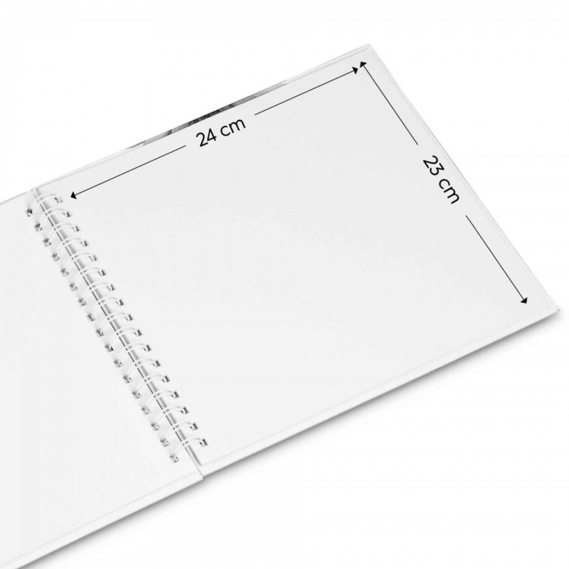 Photo Album Hama Lovely 7701, Spiral, 28x24 cm, 50 white pages