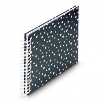 Foto album za slike Hama Lovely 7702, špiralni, 28x24 cm, 50 belih strani Foto album za slike Hama Lovely 7702, špiralni, 28x24 cm, 50 belih strani