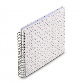 Foto album za slike Hama Floral 7739, špiralni, 28x24 cm, 50 belih strani