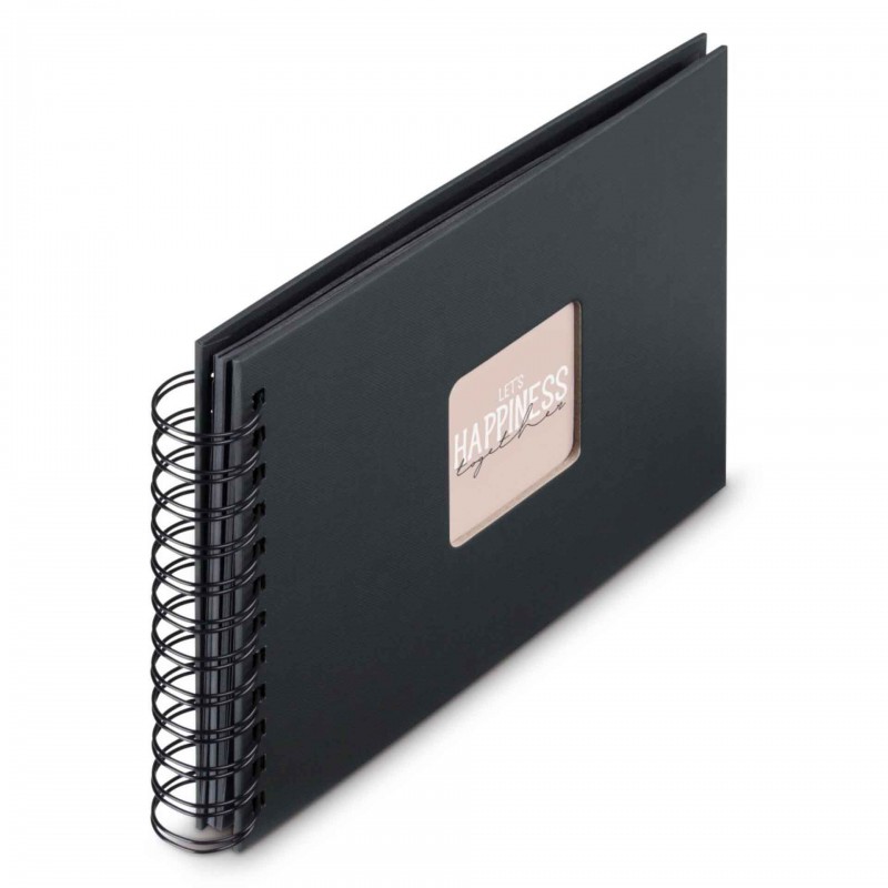Photo Album Hama Fine Art, Spiral, Black, 24x17 cm, 50 black pages, 9833