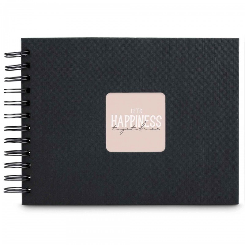 Photo Album Hama Fine Art, Spiral, Black, 24x17 cm, 50 black pages, 9833