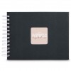 Photo Album Hama Fine Art, Spiral, Black, 24x17 cm, 50 white pages, 9830