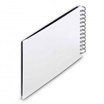 Photo Album Hama Fine Art, Spiral, white, 24x17 cm, 50 black pages, 9845 Photo Album Hama Fine Art, Spiral, white, 24x17 cm, 50 black pages, 9845