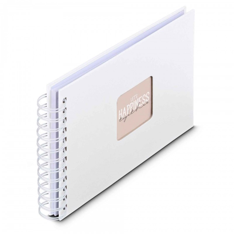 Photo Album Hama Fine Art, Spiral, white, 24x17 cm, 50 white pages, 9842