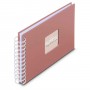 Photo Album Hama Fine Art, Spiral, terracotta, 24x17 cm, 50 white pages, 9854