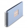 Photo Album Hama Fine Art, Spiral, lagune blue, 24x17 cm, 50 black pages, 9863