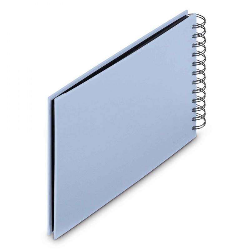 Photo Album Hama Fine Art, Spiral, lagune blue, 24x17 cm, 50 black pages, 9863