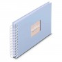 Photo Album Hama Fine Art, Spiral, lagune blue, 24x17 cm, 50 white pages, 9860