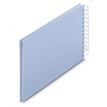 Photo Album Hama Fine Art, Spiral, lagune blue, 24x17 cm, 50 white pages, 9860