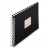 Photo Album Hama Fine Art, Spiral, black, 28x24 cm, 50 white pages, 9831