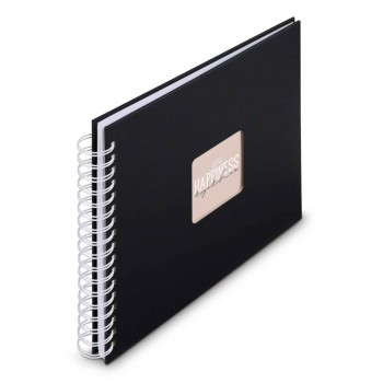 Photo Album Hama Fine Art, Spiral, black, 28x24 cm, 50 white pages, 9831