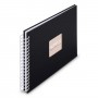 Photo Album Hama Fine Art, Spiral, black, 28x24 cm, 50 white pages, 9831