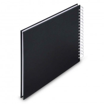 Photo Album Hama Fine Art, Spiral, black, 28x24 cm, 50 white pages, 9831 Photo Album Hama Fine Art, Spiral, black, 28x24 cm, 50 white pages, 9831